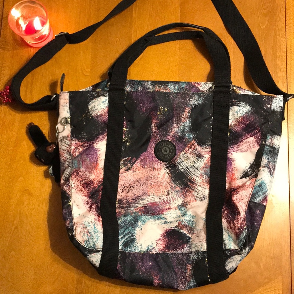 Large colorful Kipling work/gym/day bag.